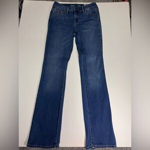 Old Navy Women's Mid Rise Kicker Boot Cut Jeans